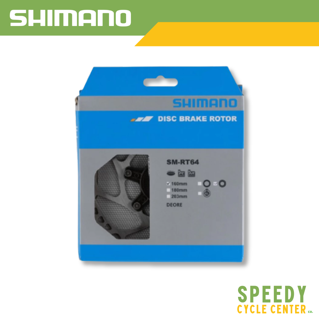 SHIMANO Disc Brake Rotor SM-RT64 Center Lock 160mm With Large Lock Ring