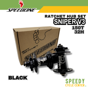 SPEEDONE SNIPER V3 RATCHET HUB SET 150T 32H MTB