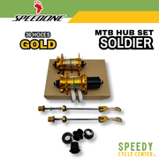 SPEEDONE SOLDIER/SOLDIER 2 HUB SET 32H/36H 6 PAWLS NON-BOOST