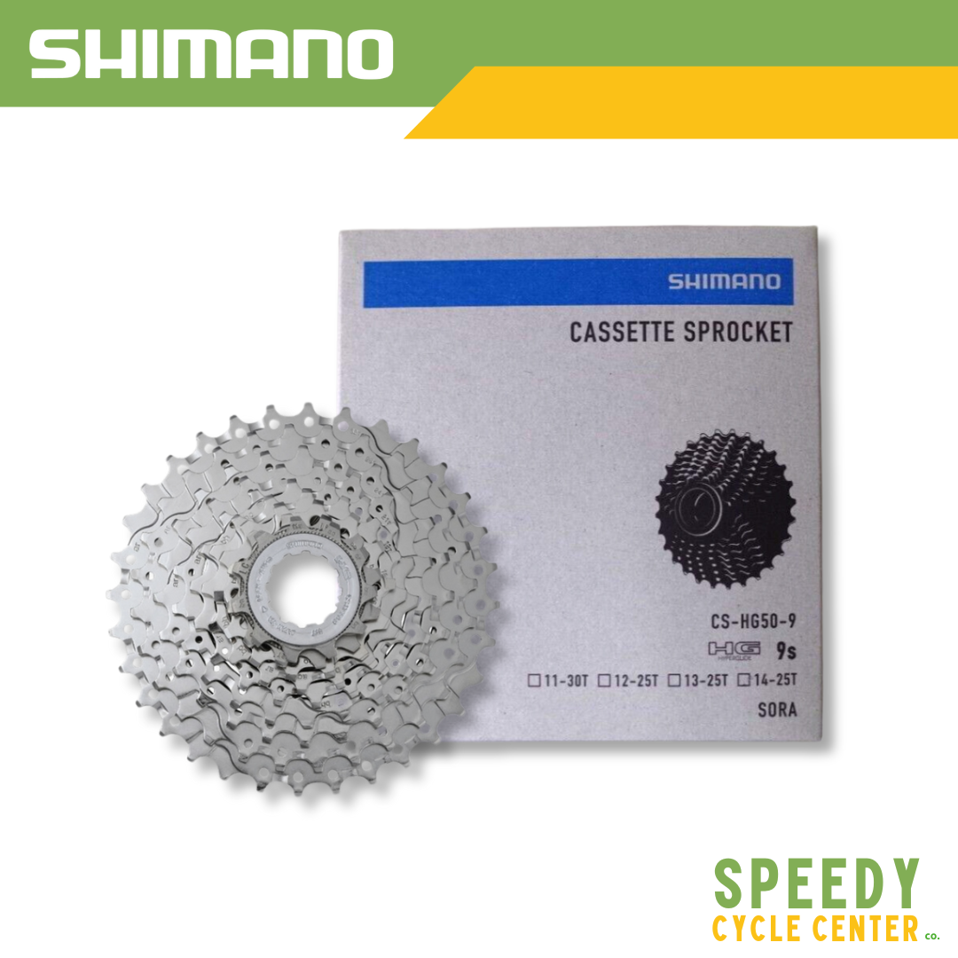 SHIMANO SORA Cassette Sprocket CS-HG50-9 11-30T 9 Speed HyperGlide