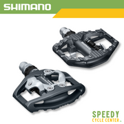 SHIMANO SPD Pedal PD-EH500 Single Sided Flat Multi Purpose w/ Cleats
