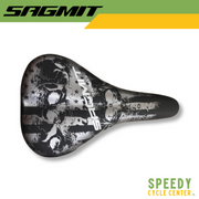 SAGMIT Saddle RED CLASSIC Demons Design Black MTB/ROAD