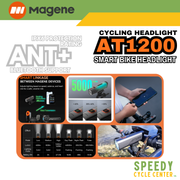 MAGENE Smart Bike Headlight AT1200 Bluetooth, ANT+™1200 Lumens 5000MaH IPX6