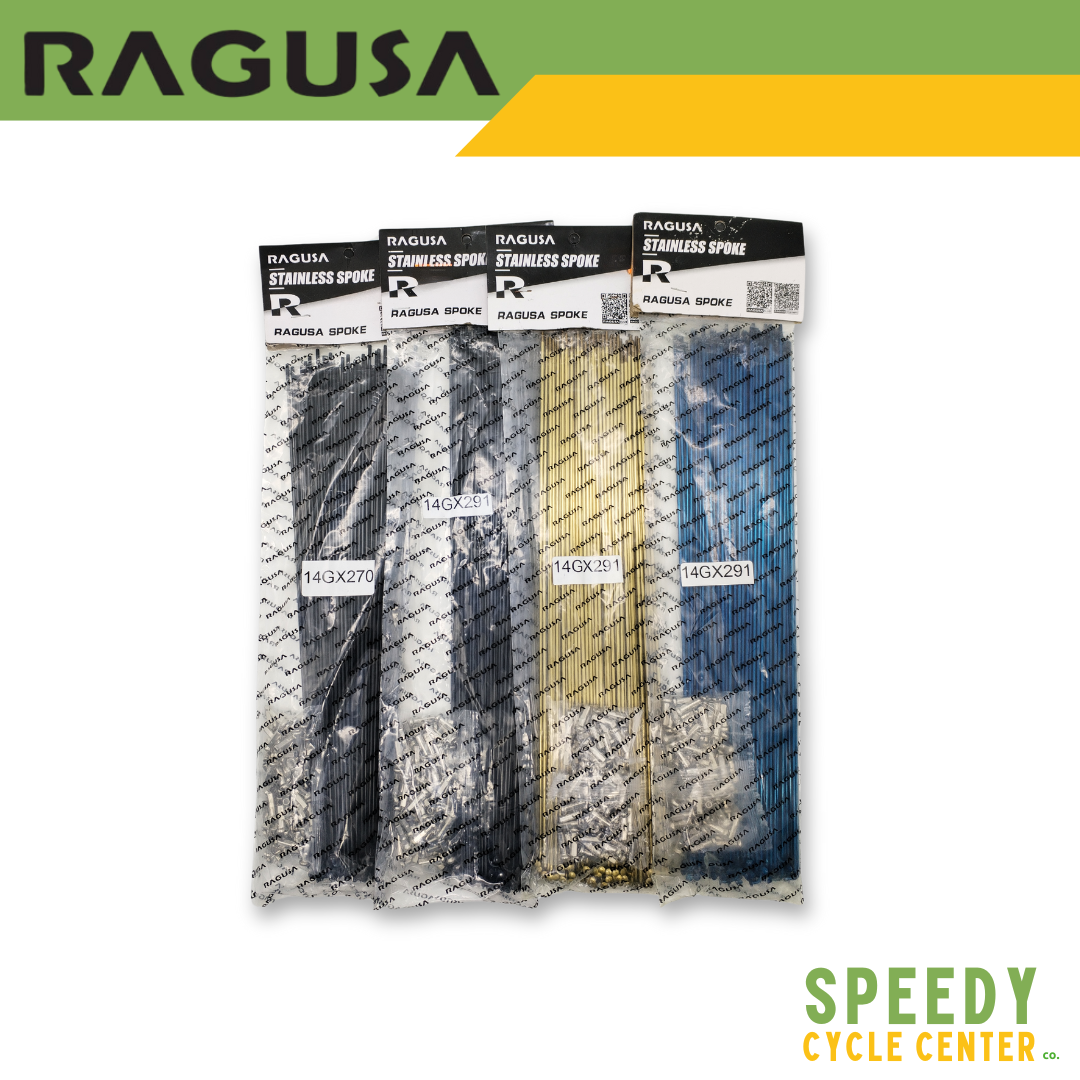RAGUSA Stainless Spokes and Nipples 72pcs 14G x 258 / 14G x 270 / 14G x 291