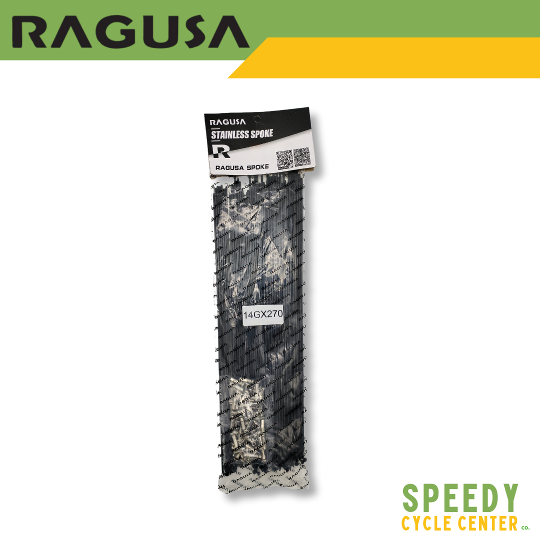 RAGUSA Stainless Spokes and Nipples 72pcs 14G x 258 / 14G x 270 / 14G x 291