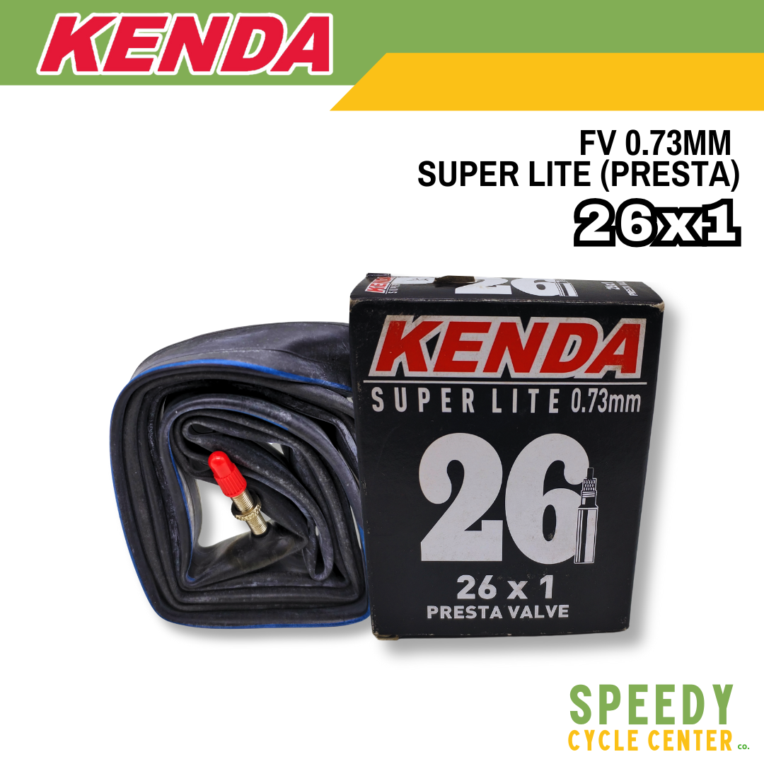KENDA Super Lite Inner Tube 26x1 Presta Valve 0.73mm