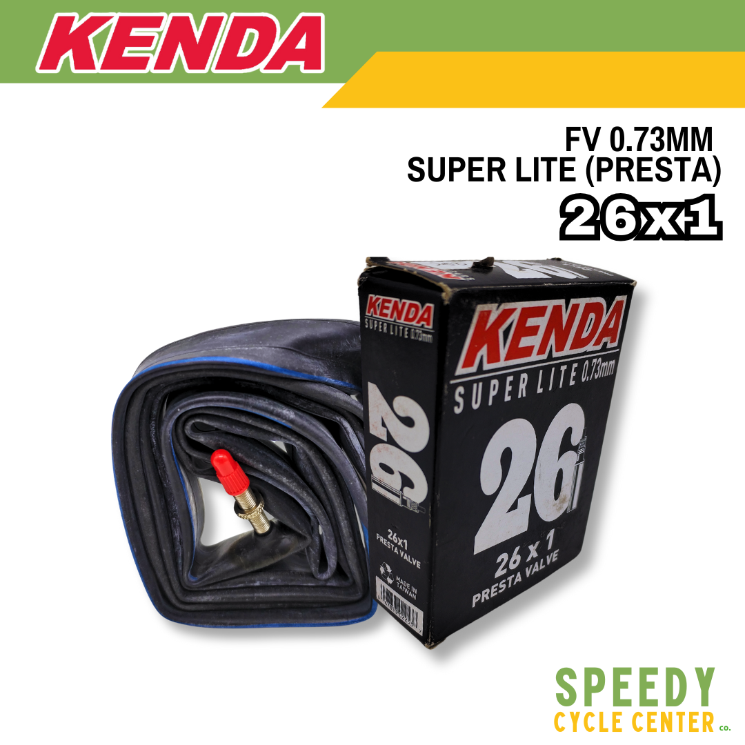 KENDA Super Lite Inner Tube 26x1 Presta Valve 0.73mm