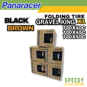 PANARACER TIRE GRAVEL KING X1 700x40C/45C/50C Folding Gravel Tire 60 PSI (1 PC)
