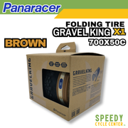 PANARACER TIRE GRAVEL KING X1 700x40C/45C/50C Folding Gravel Tire 60 PSI (1 PC)