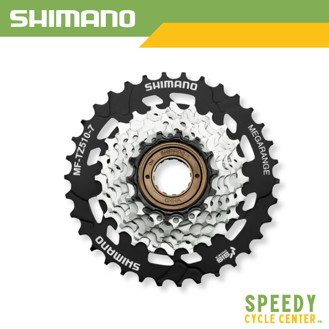 ORIGINAL SHIMANO TOURNEY Sprocket MF-TZ510-7 Freewheel Thread Type 7-Speed 14-34T