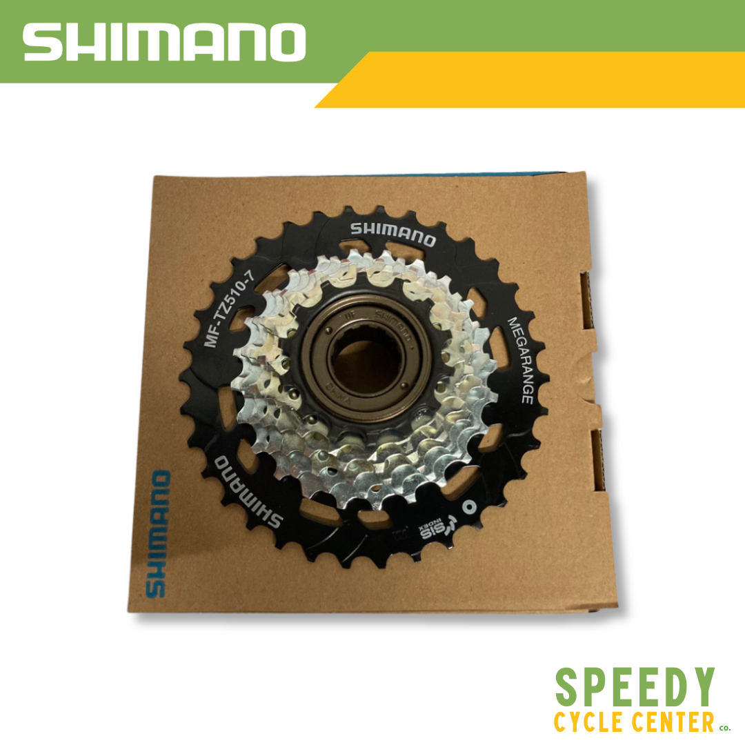 ORIGINAL SHIMANO TOURNEY Sprocket MF-TZ510-7 Freewheel Thread Type 7-Speed 14-34T