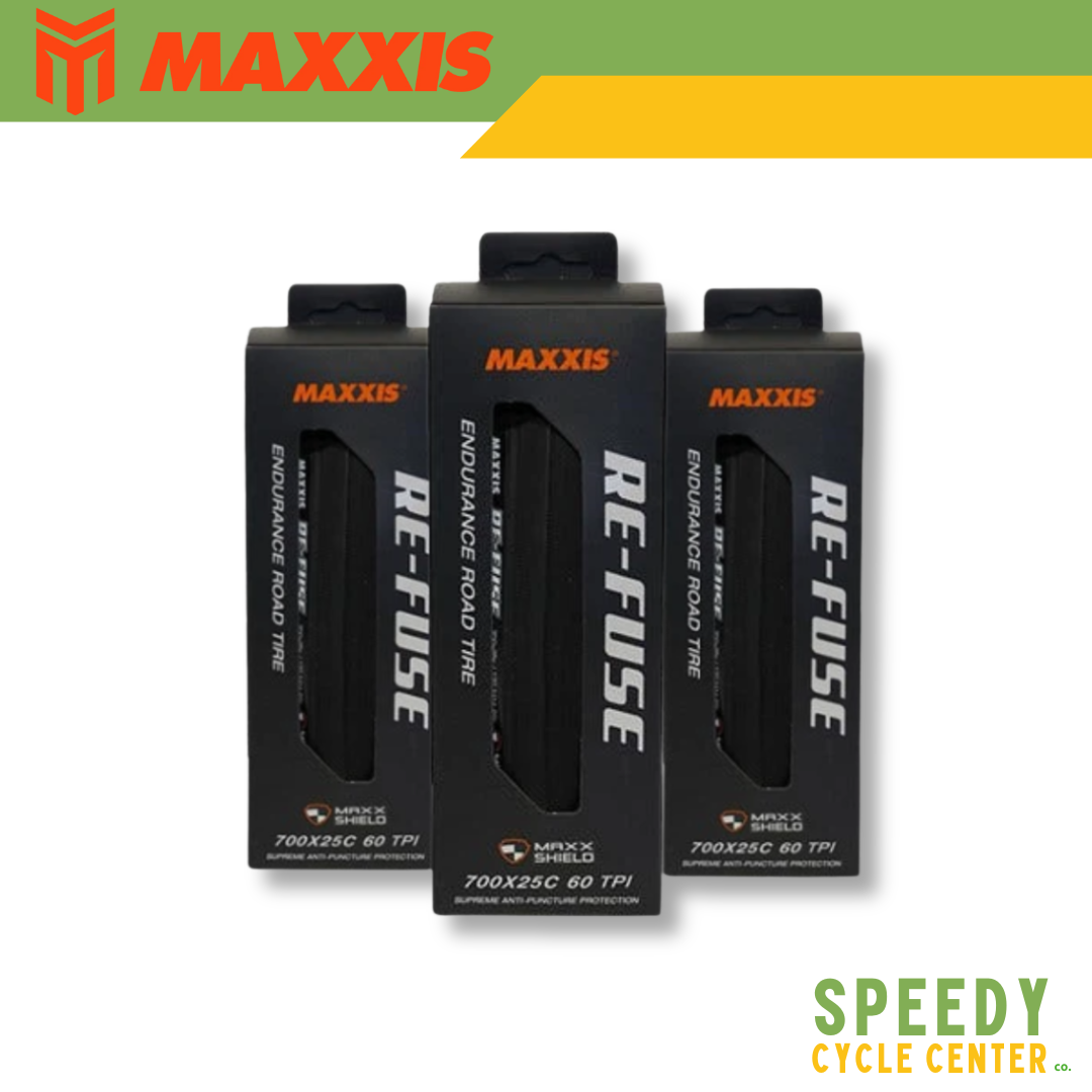 MAXXIS Tire RE-FUSE 700 x 25C Black Folding