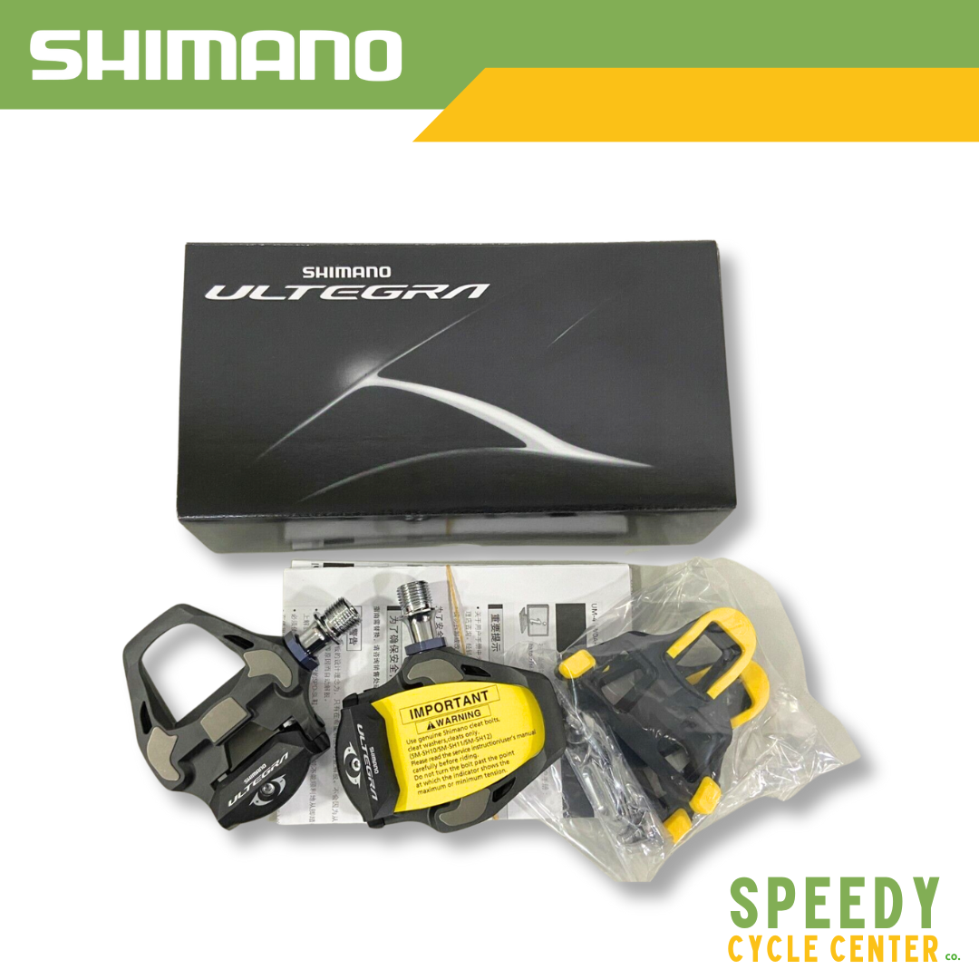 SHIMANO ULTEGRA Pedals PD-R8000 w/ Cleats 4mm Longer Axle 265g