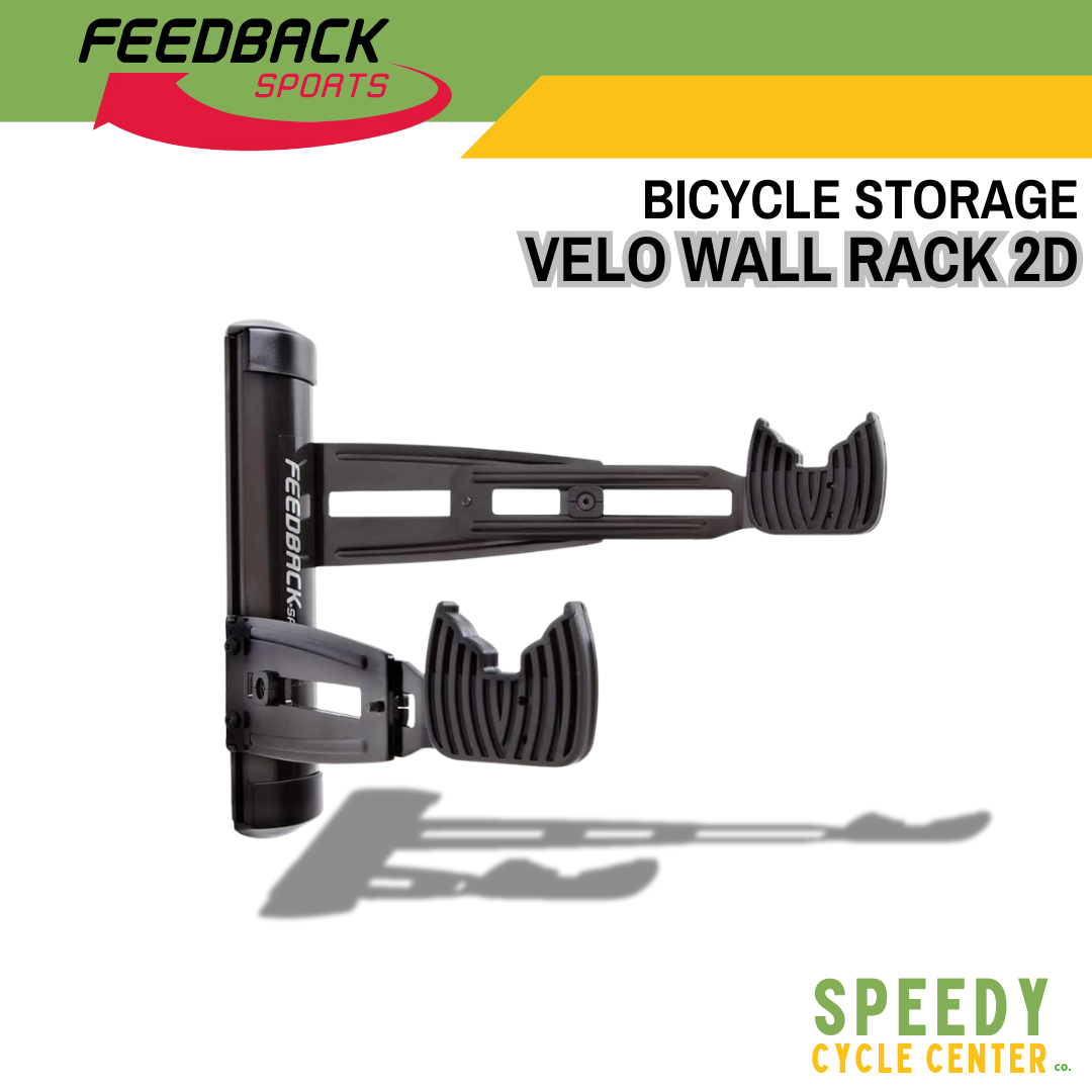FEEDBACK Sports VELO Wall Rack 2D Bicycle Storage Wall Mounted Rack