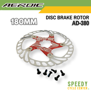 AEROIC Disc Brake Rotor AD-380 Floating 180mm Red