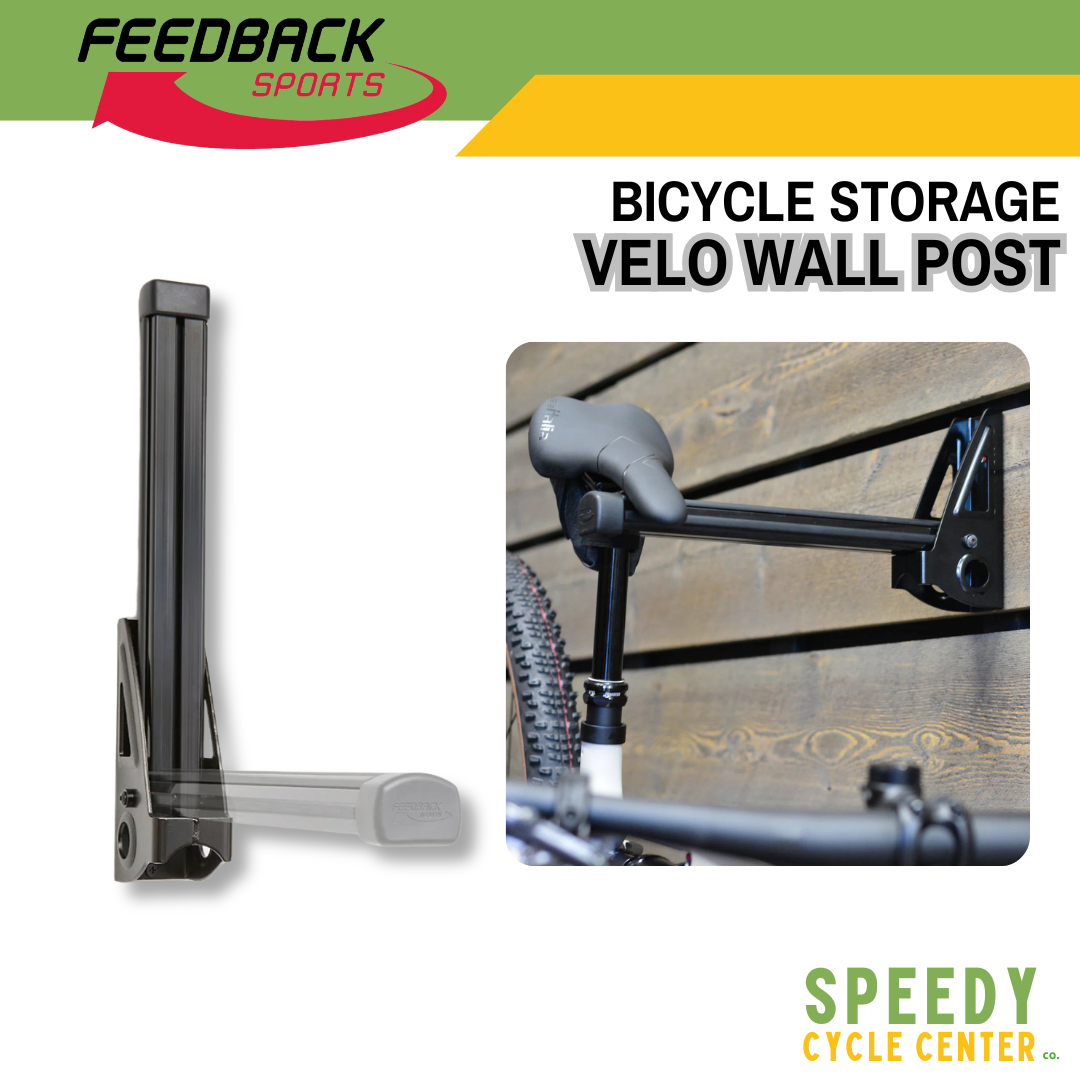 FEEDBACK Sports VELO Wall Post Bicycle Storage Wall Mounted Post