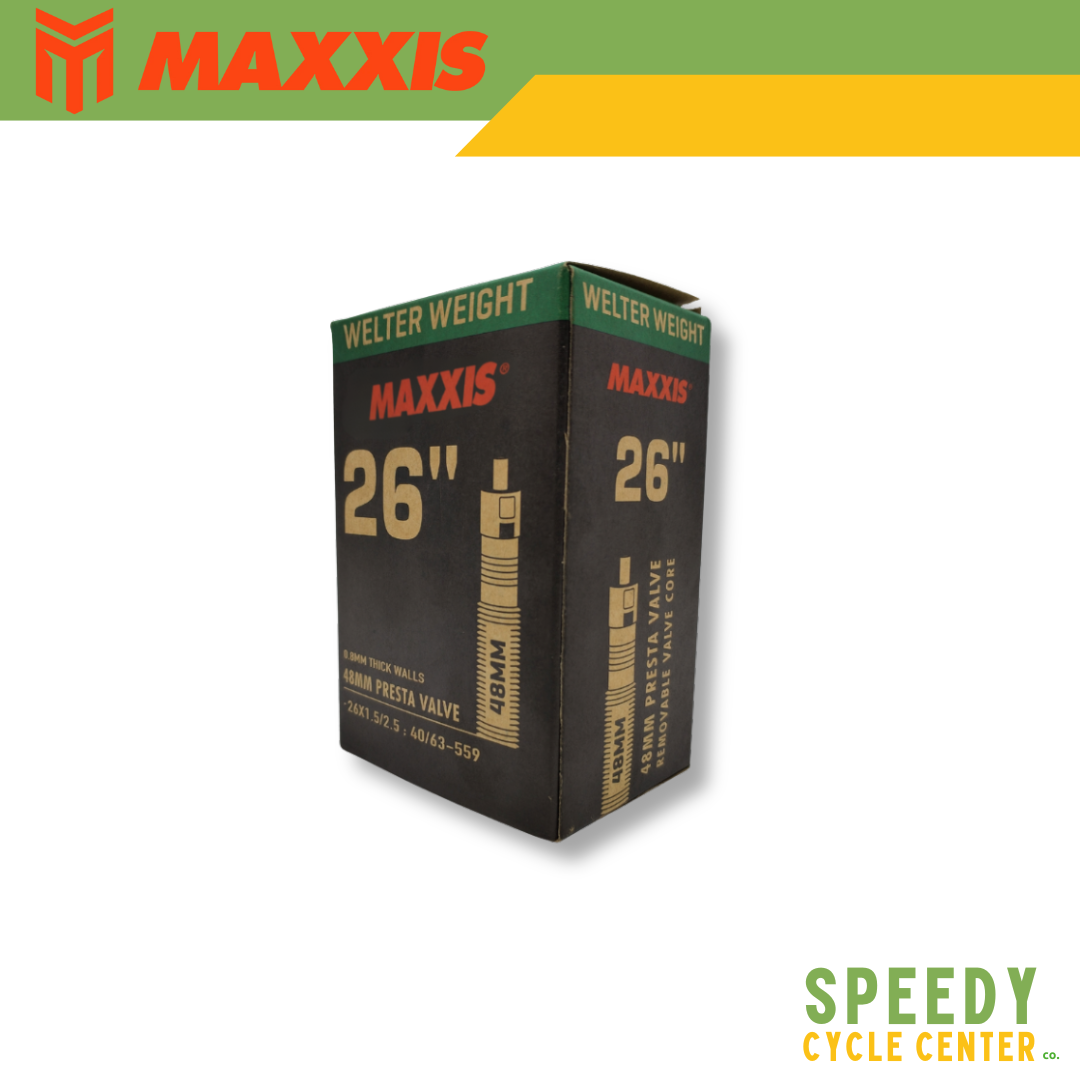 MAXXIS WELTER WEIGHT 26" Inner Tube Schrader/Presta Valve 48MM