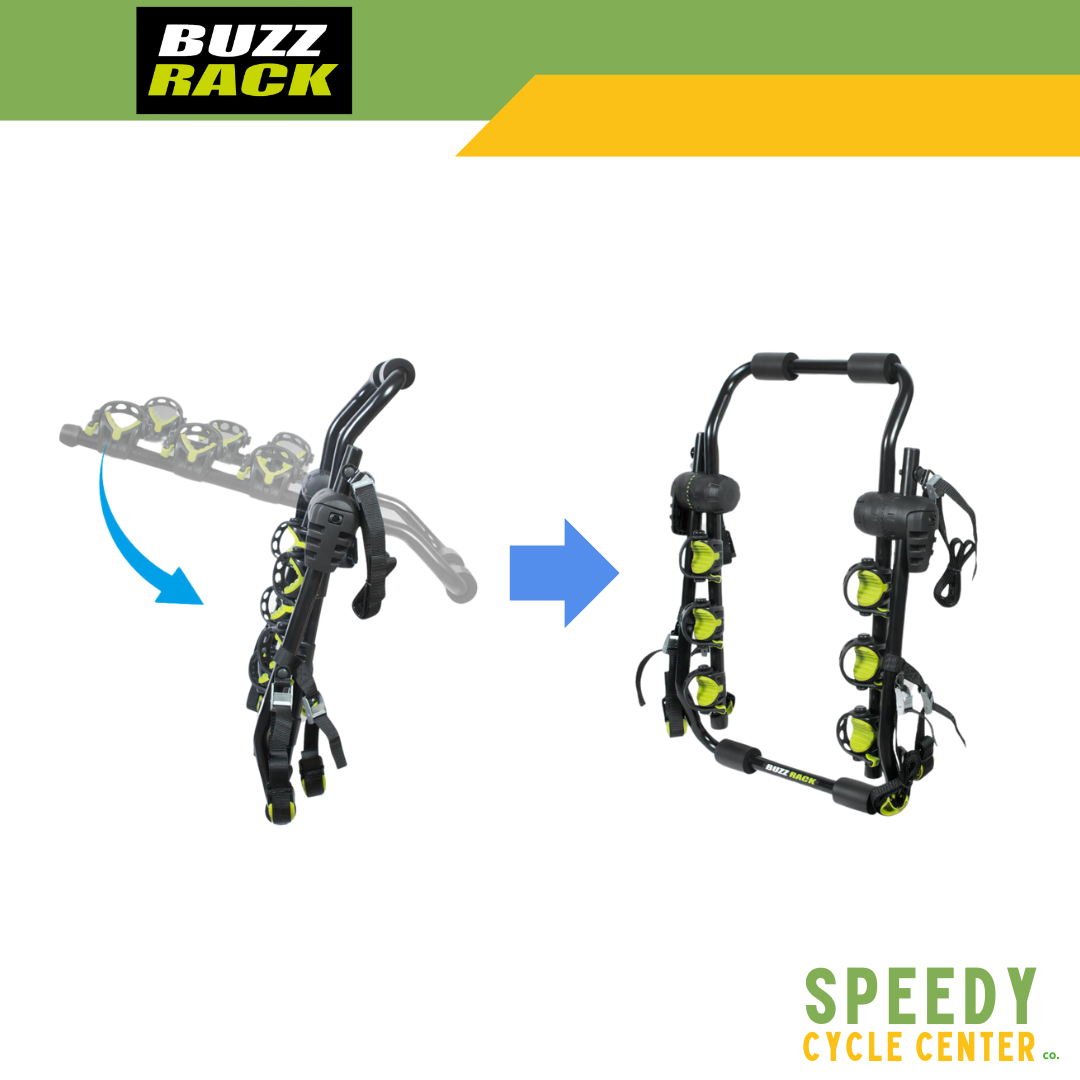 BUZZRACK BEETLE 3 Bike Trunk Rack Carrier 45KG Maxed Weight Capacity
