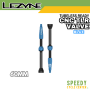 LEZYNE CNC TLR VALVE 60mm Tubeless Ready Bike Tire Valve