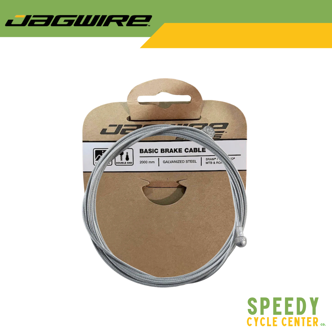 JAGWIRE BASIC BRAKE CABLE Galvanized Steel 1.6x2000mm SRAM/Shimano ROAD/MTB