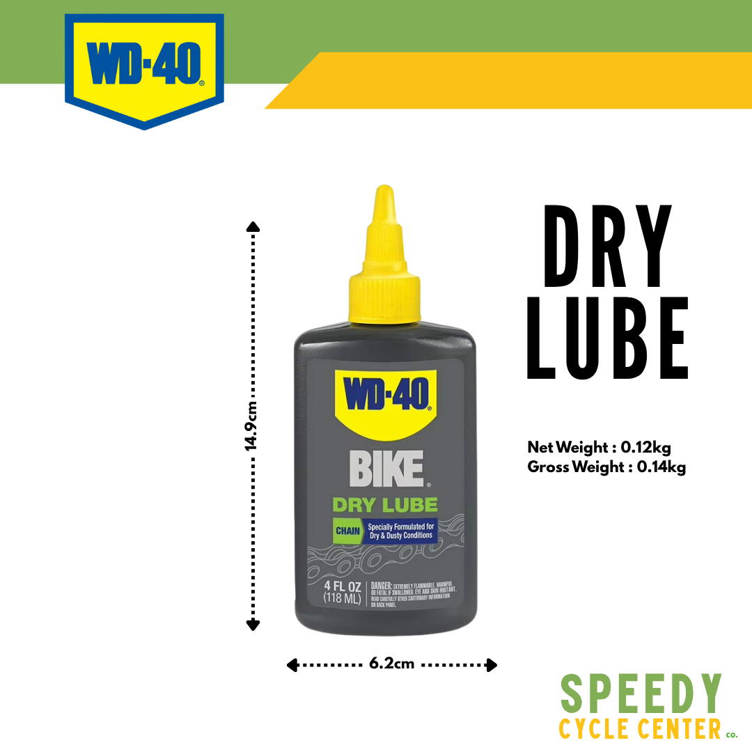 WD-40 Bike Chain Lubricant WET LUBE / DRY LUBE 118ML