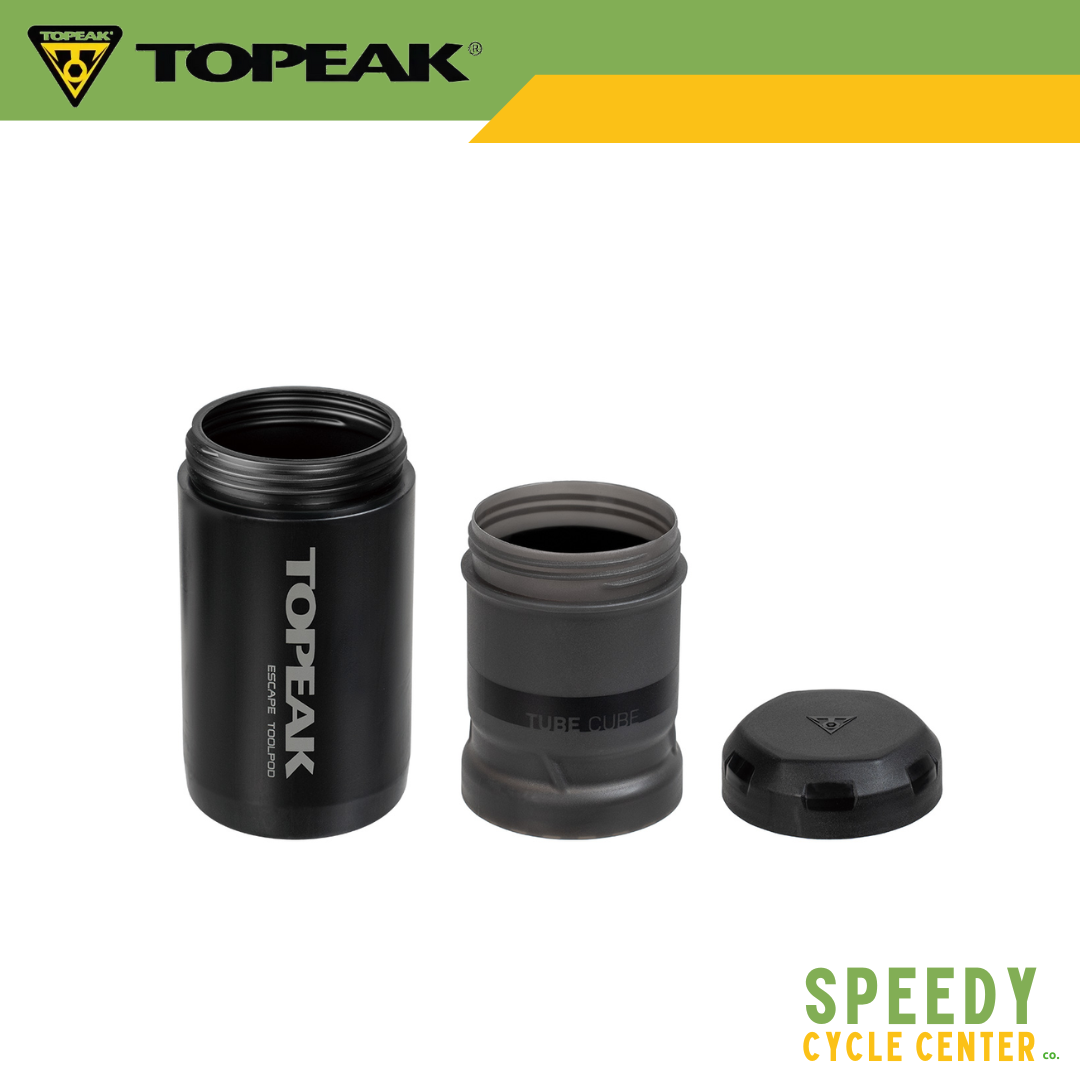 TOPEAK Tools ESCAPE POD+ /w Tube Cube TEP-P02 Tool Bottle 2 in 1 Storage