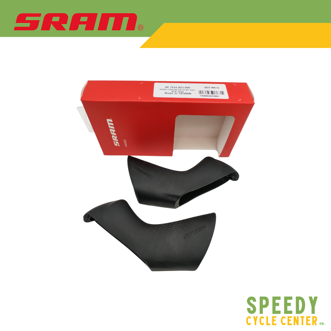 SRAM RED / FORCE AXS ETAP SHIFTER HOOD COVERS / GRIPS BLACK (Pair)