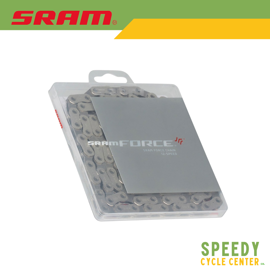 SRAM FORCE AXS 12-Speed Road 120L PowerLock D1 Bike Chain Silver