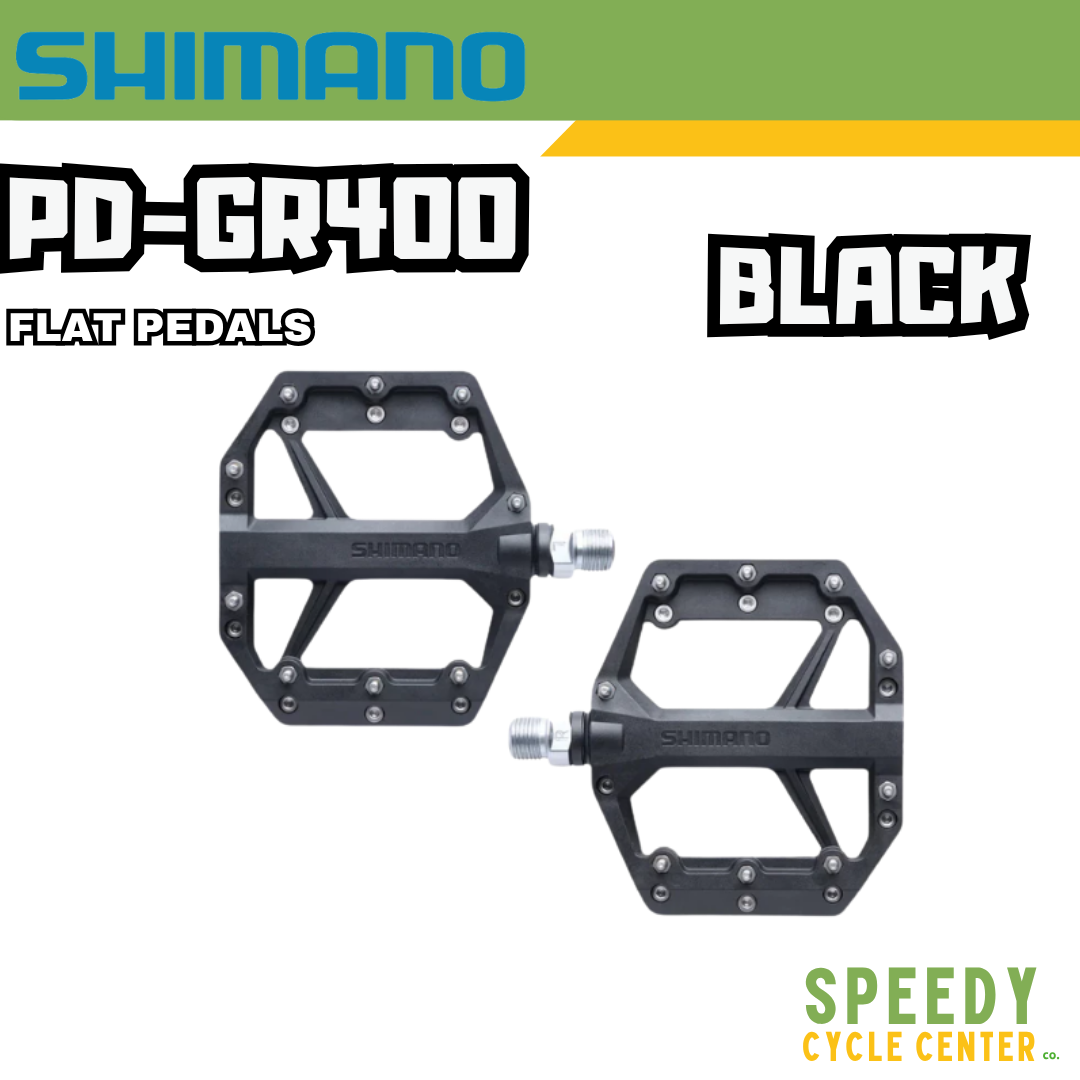 SHIMANO PD-GR400 Flat Pedals Black (Pair)
