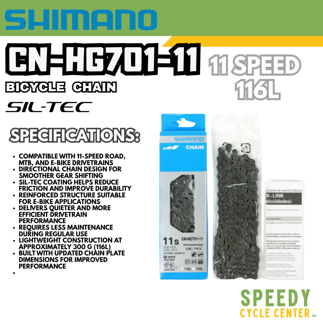 SHIMANO Chain CN-HG701-11 11 Speed 116L / 126L