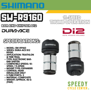 SHIMANO DURA-ACE SW-R9160 Bar End Shifter Di2 11-Speed Thumb Operation