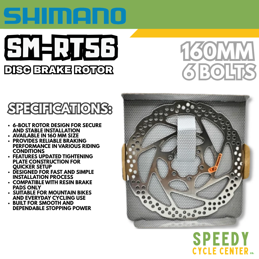 SHIMANO Disc Brake Rotor SM-RT56 160mm