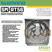 SHIMANO Disc Brake Rotor SM-RT56 160mm