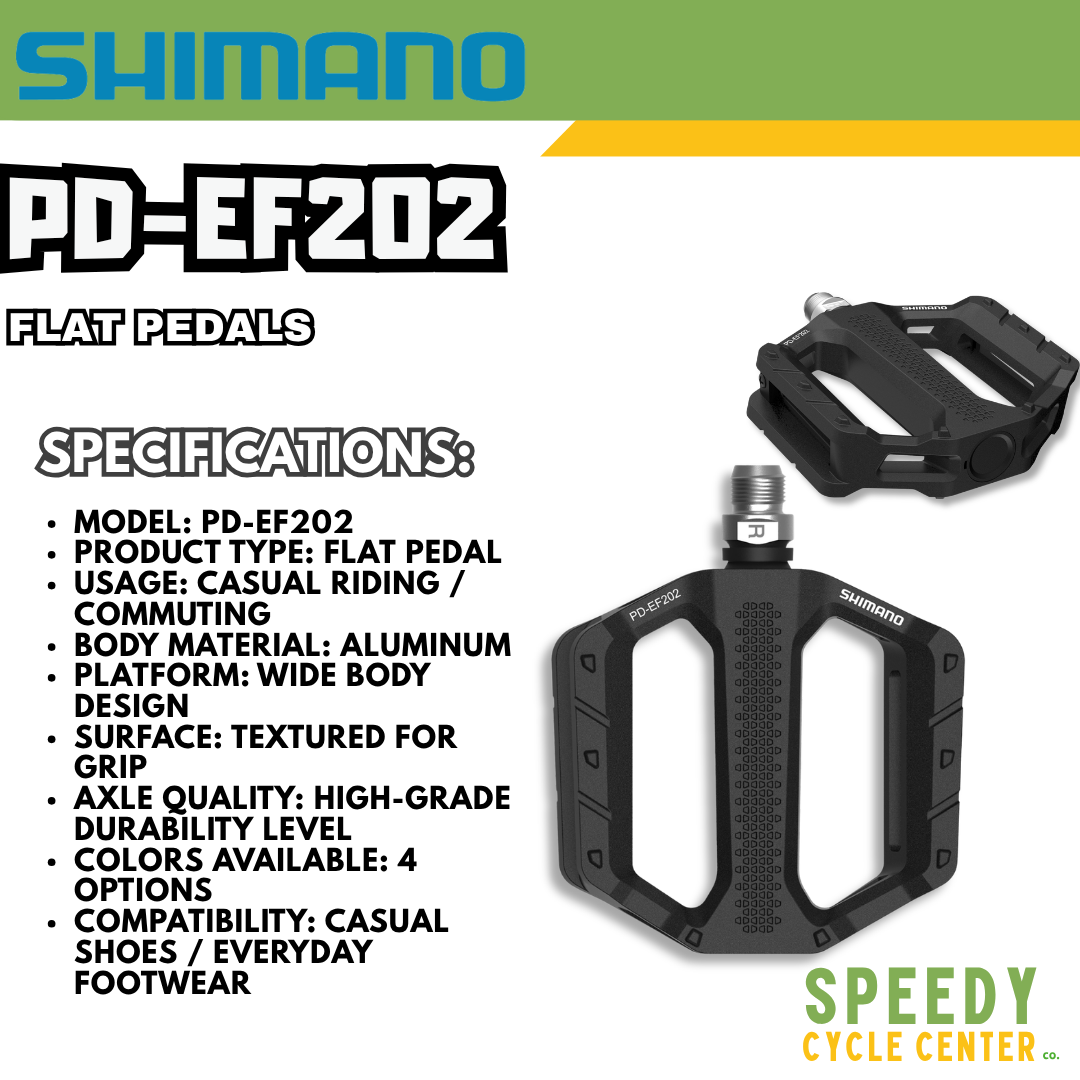 SHIMANO Flat Pedals PD-EF202
