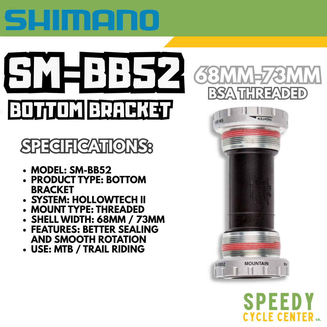 SHIMANO Bottom Bracket SM-BB52 68mm-73mm