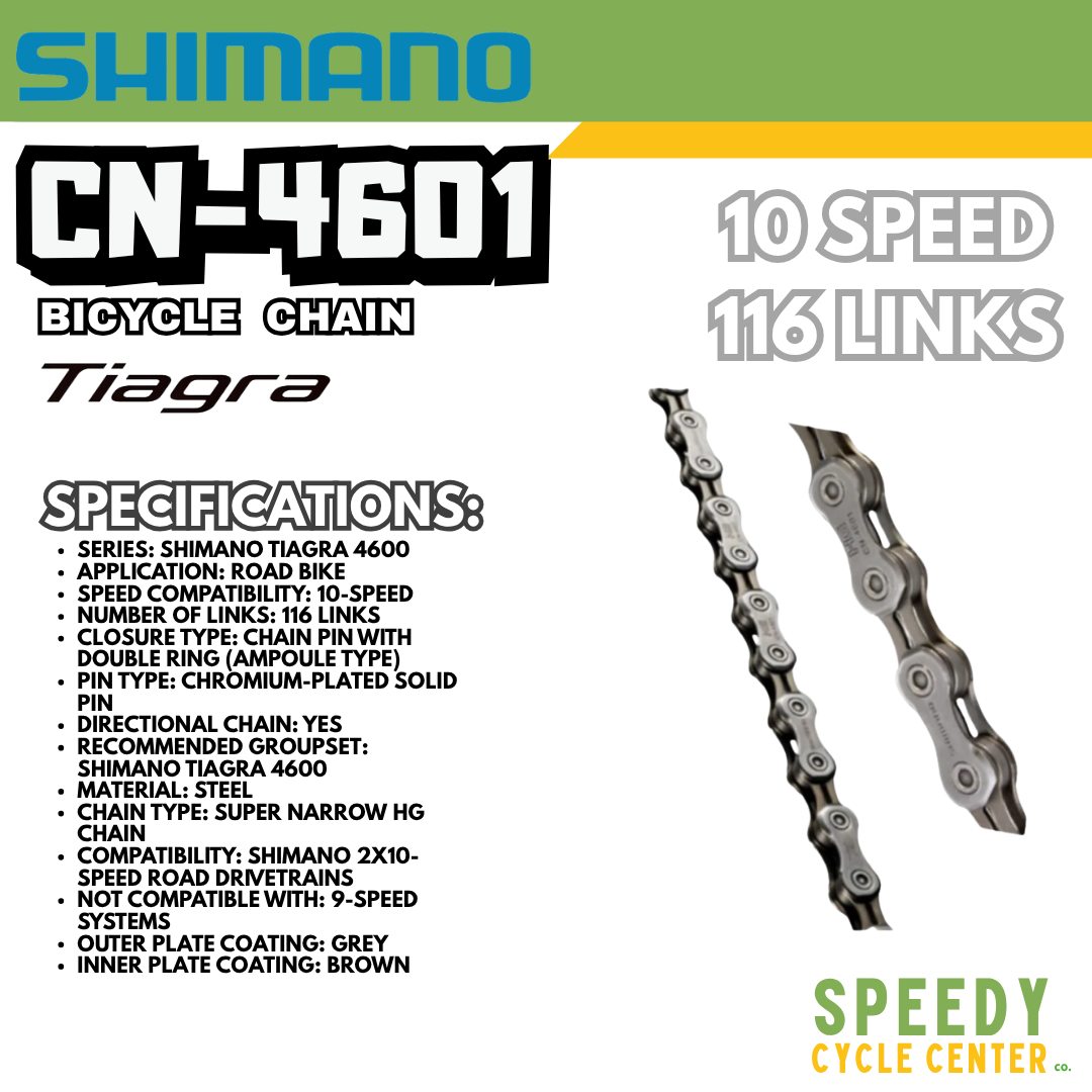 SHIMANO Chain 10 Speed CN-4601 TIAGRA 116L