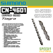 SHIMANO Chain 10 Speed CN-4601 TIAGRA 116L