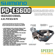 SHIMANO ULTEGRA SPD Pedal PD-ES600 Single-Sided Road/Gravel