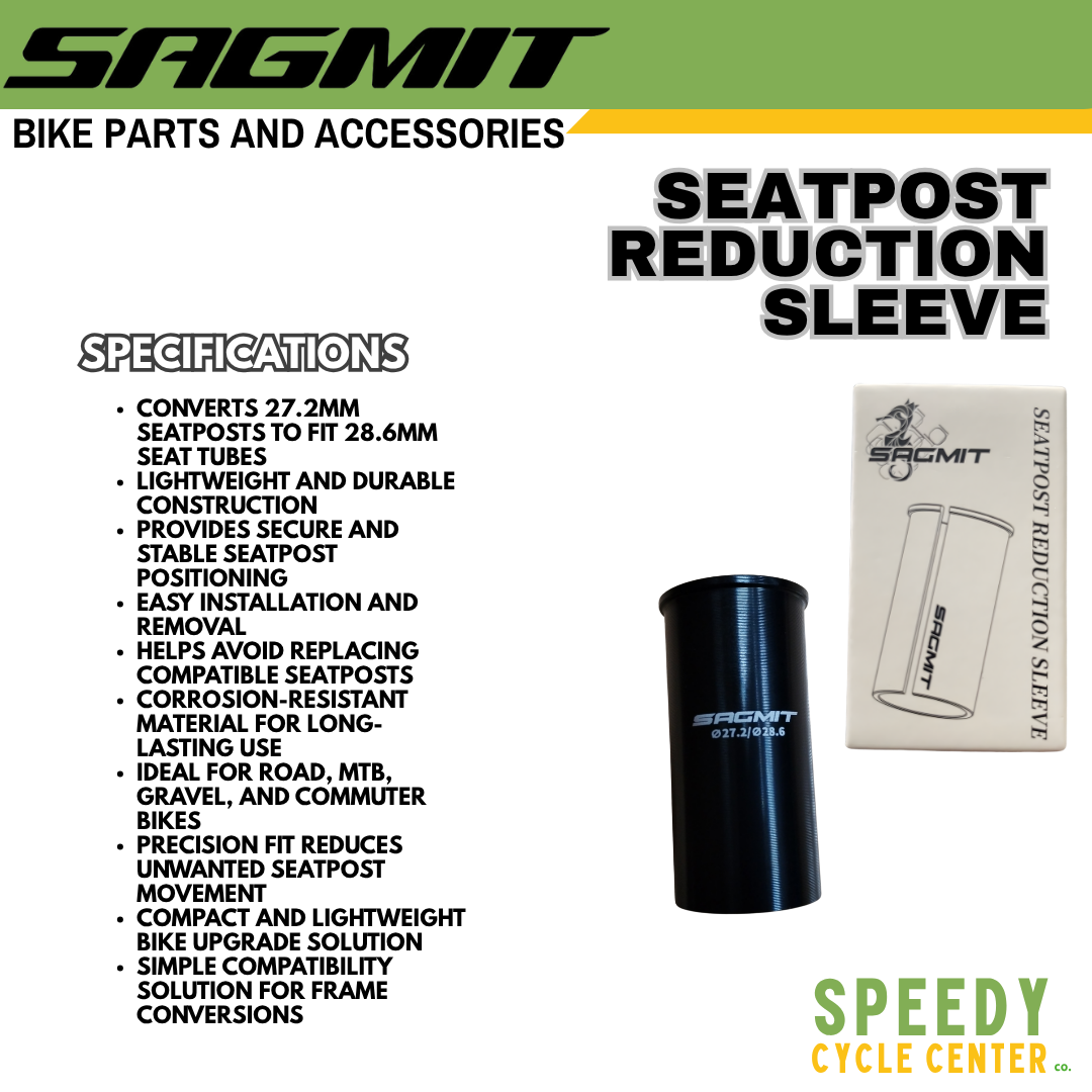 SAGMIT SEATPOST REDUCTION SLEEVE Adaptor 27.2-28.6 Diameter