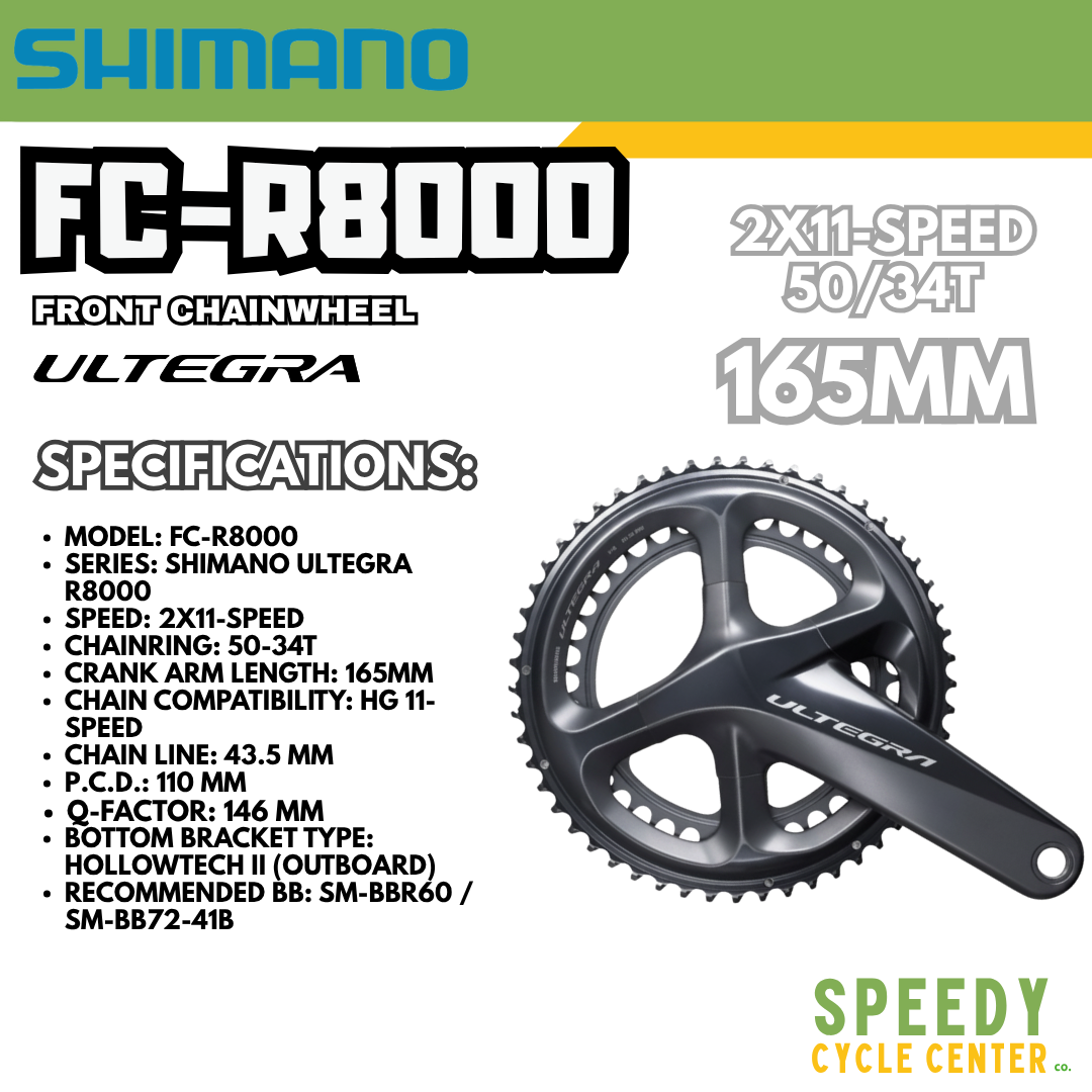 SHIMANO ULTEGRA  FC-R8000 Chainwheel 11 SPEED w/o BB