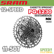 SRAM NX EAGLE CASSETTE SPROCKET PG-1230 12 SPEED 11-50T HG MTB / ROAD