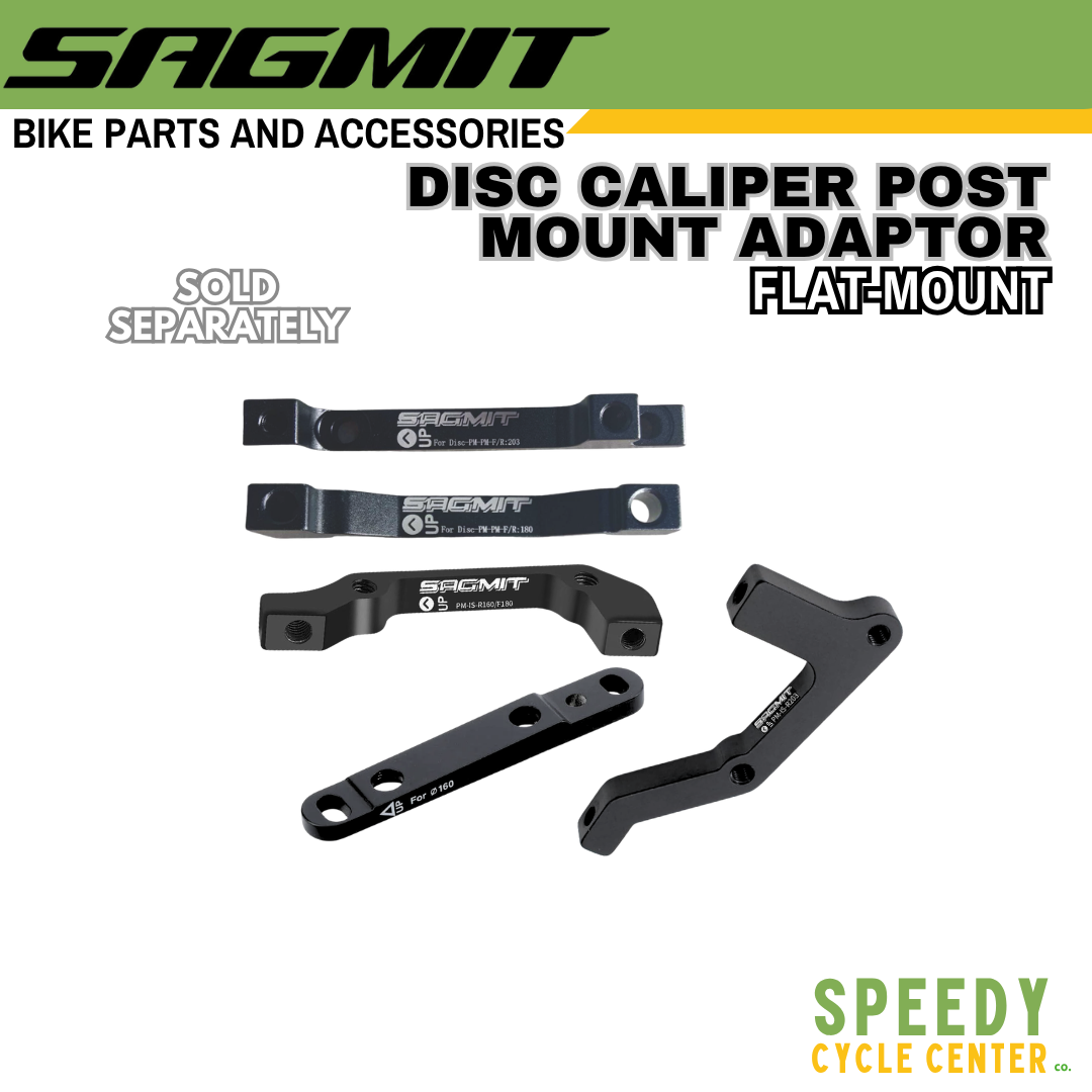 SAGMIT Disc Caliper Flat-Mount Adaptor Post/Side Mount to Post Mount/IS