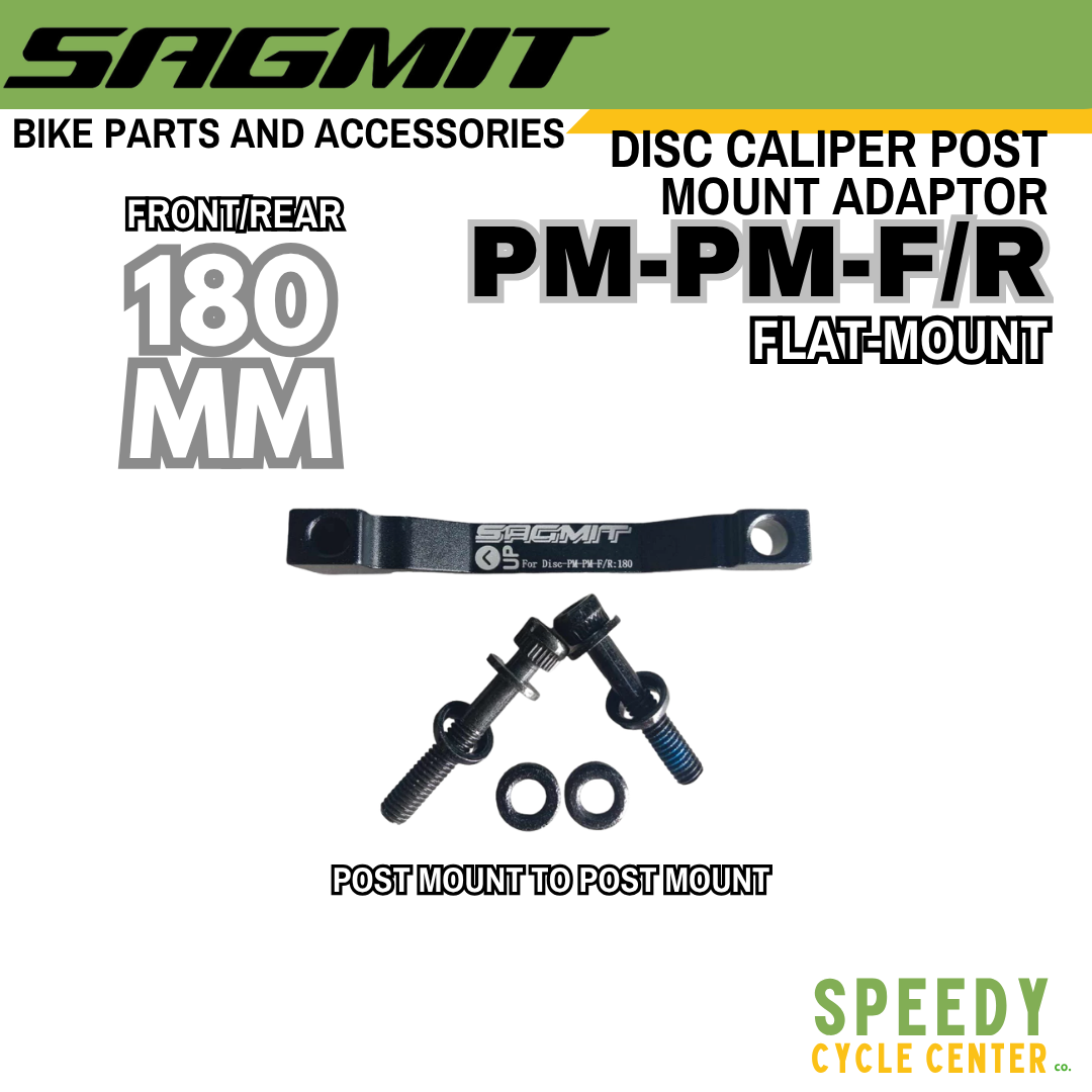 SAGMIT Disc Caliper Flat-Mount Adaptor Post/Side Mount to Post Mount/IS