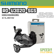 SHIMANO CUES Rear Derailleur RD-U3020-SGS Long Cage 2x9-Speed