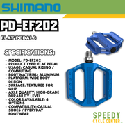 SHIMANO Flat Pedals PD-EF202