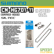 SHIMANO Chain CN-HG701-11 11 Speed 116L / 126L