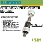 SHIMANO BB UN300 Square Type Bottom Bracket