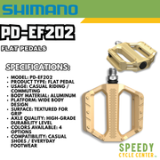SHIMANO Flat Pedals PD-EF202