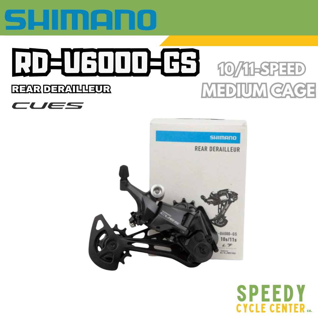 SHIMANO CUES RD-U6000-GS 10/11-Spd MTB Rear Derailleur