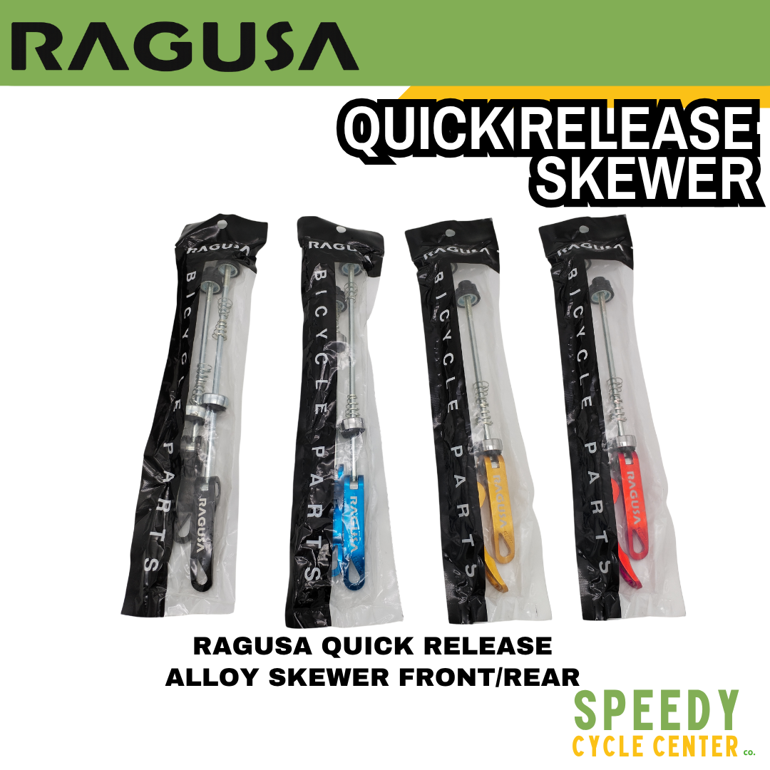 RAGUSA SKEWER QUICK RELEASE FRONT AND REAR ALLOY MTB / ROAD BIKE